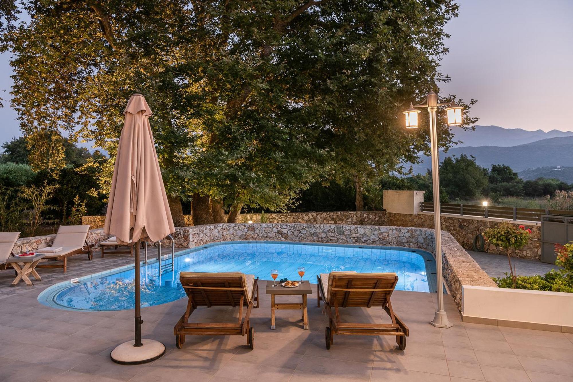 Villa Nature, Heated Pool Kalyves Dış mekan fotoğraf