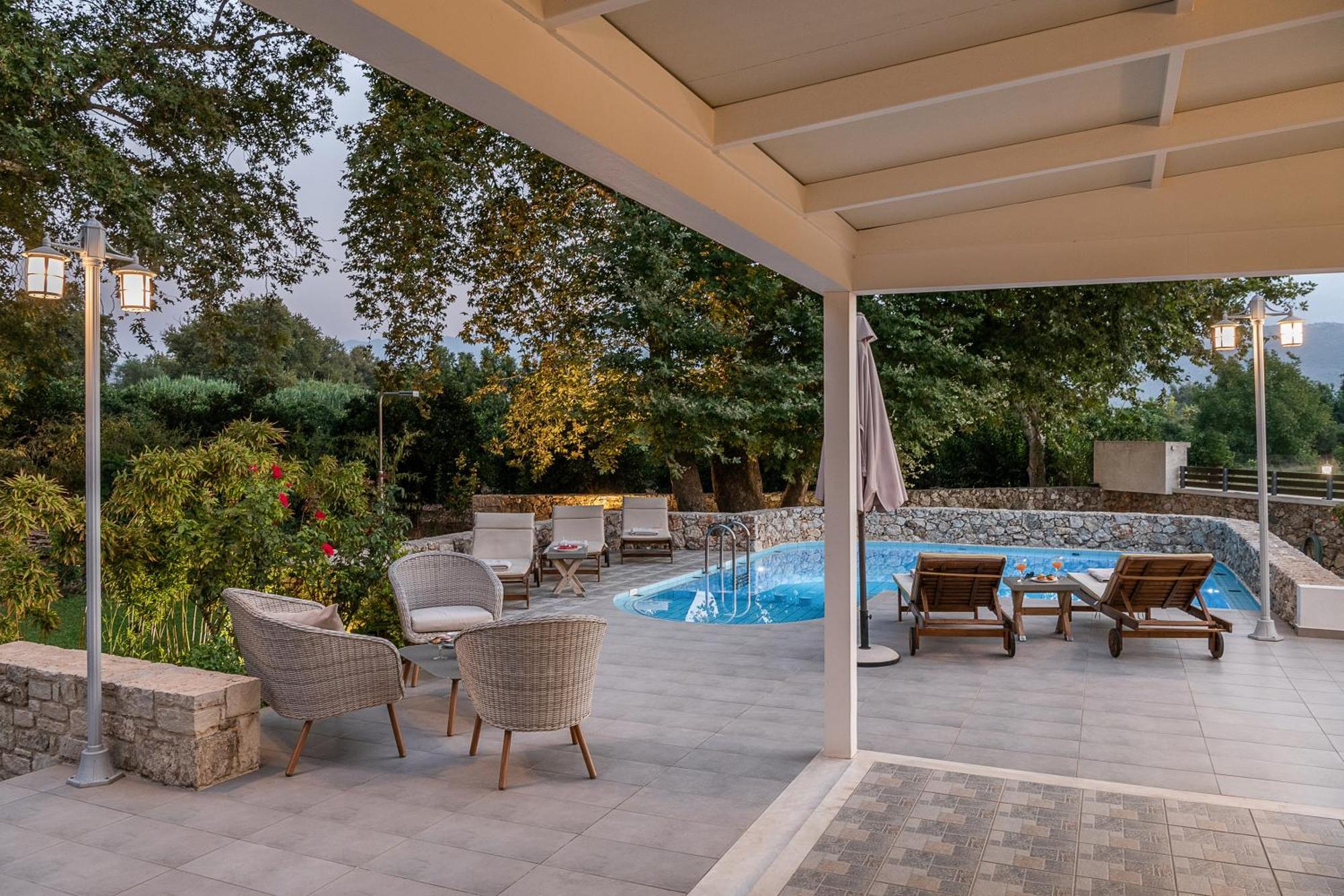 Villa Nature, Heated Pool Kalyves Dış mekan fotoğraf