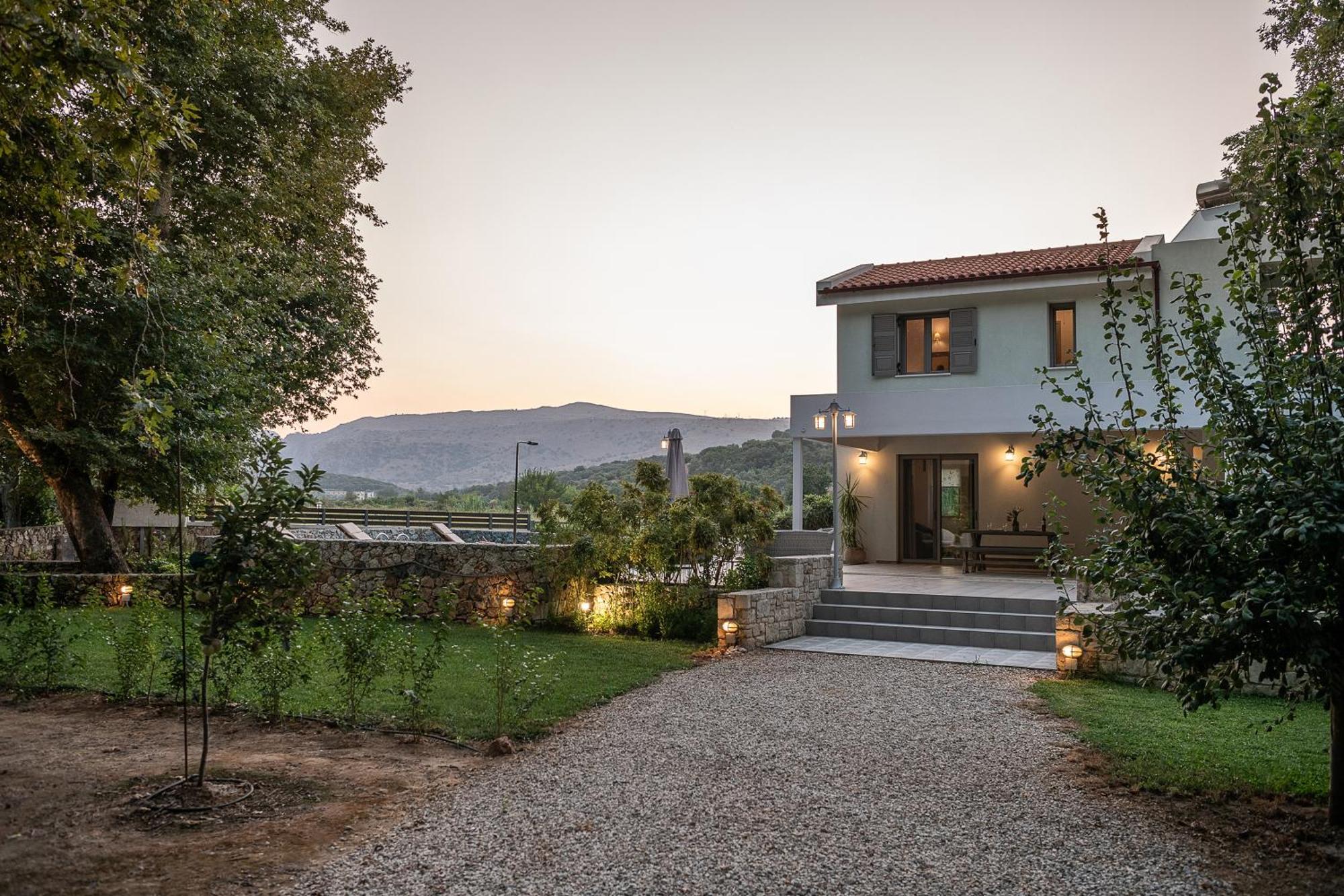 Villa Nature, Heated Pool Kalyves Dış mekan fotoğraf