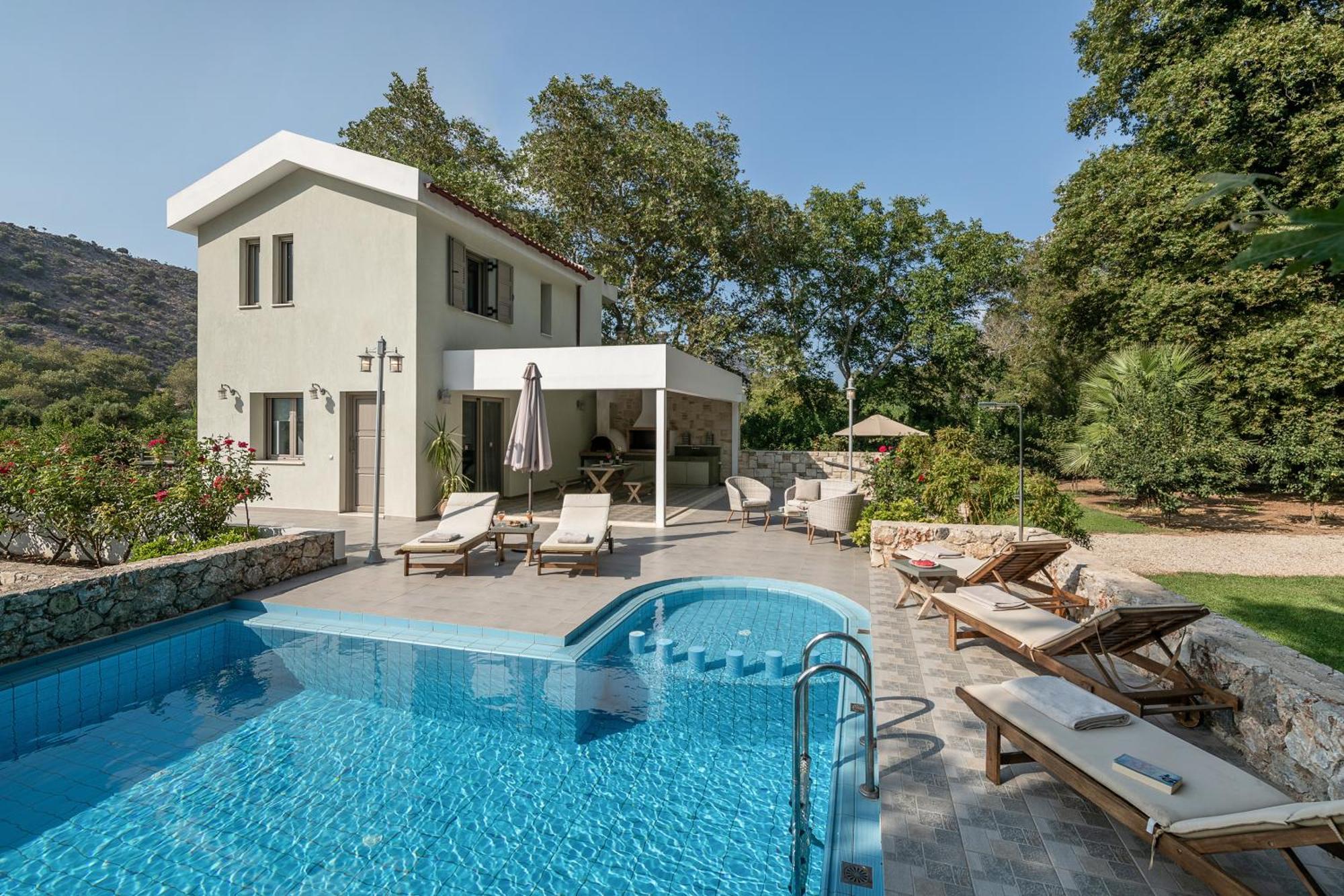 Villa Nature, Heated Pool Kalyves Dış mekan fotoğraf