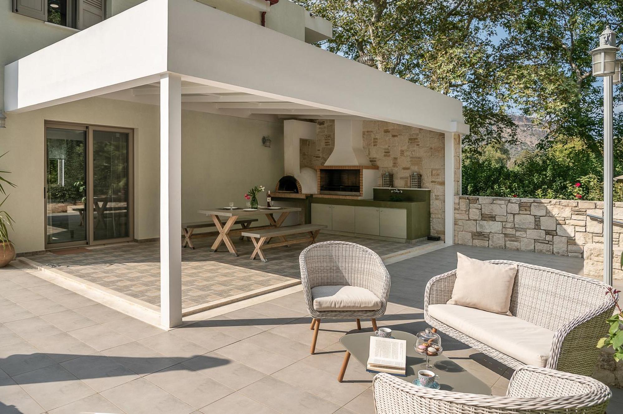 Villa Nature, Heated Pool Kalyves Dış mekan fotoğraf