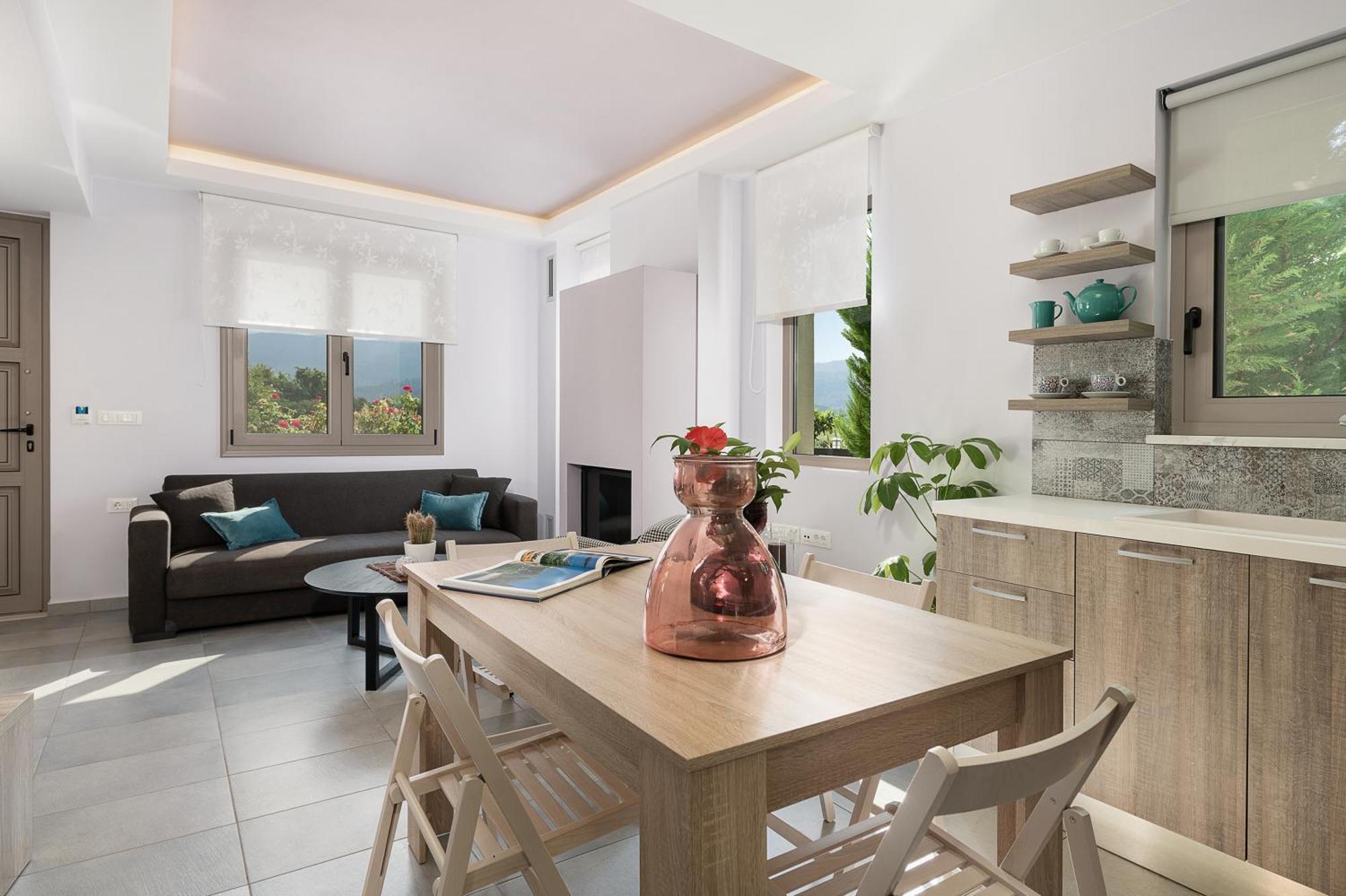 Villa Nature, Heated Pool Kalyves Dış mekan fotoğraf