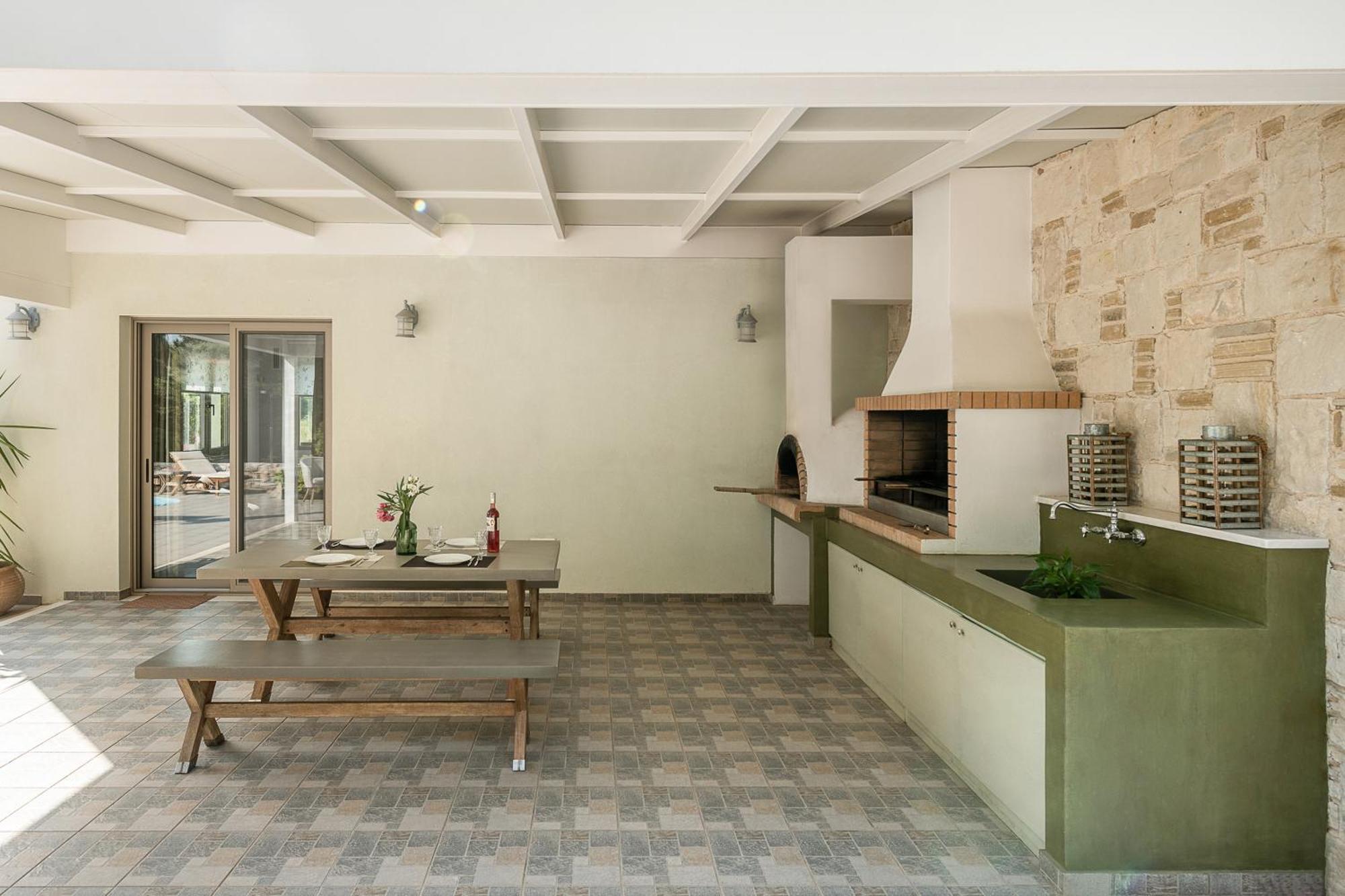 Villa Nature, Heated Pool Kalyves Dış mekan fotoğraf